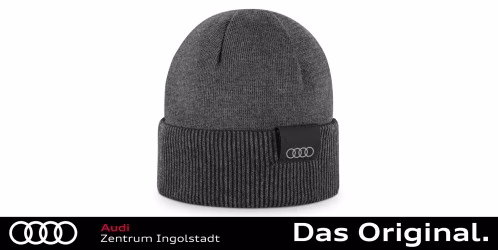Original Audi Wende-Strickmütze, schwarz-grau 3132402100 Original Audi Wende-Strickmütze, schwarz-grau 3132402100