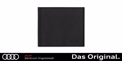 Original Audi Geldbörse Leder, Herren, schwarz 3152100900 Original Audi Geldbörse Leder, Herren, schwarz 3152100900
