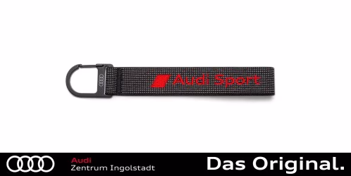 Original Audi Sport Schlüsselanhänger Schlaufe, schwarz 3182400400 Original Audi Sport Schlüsselanhänger Schlaufe, schwarz 3182400400