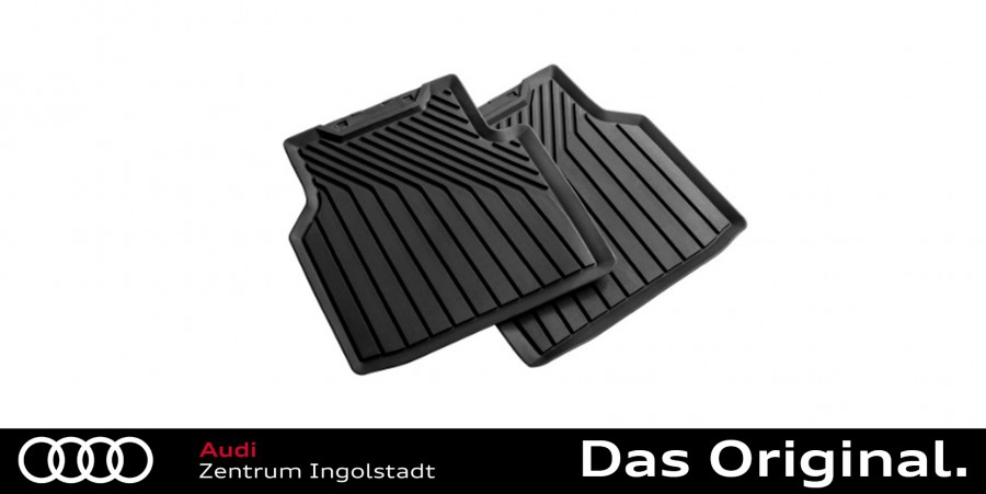 Original Audi Ingolstadt Shop | Hinten Gummifußmatten Zentrum - 041 Q4 Satz Audi 89A061511