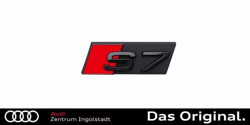 Original Audi S7 Schriftzug in Schwarz für die Front 4K8071805 Original Audi S7 Schriftzug in Schwarz für die Front 4K8071805