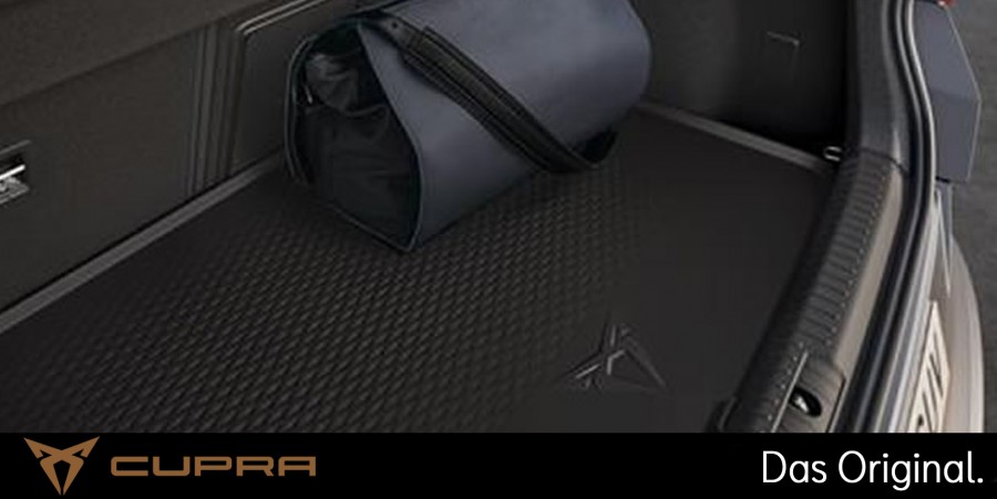Original SEAT CUPRA Formentor / Leon (SP / 5D) Textilfußmatten Satz Vorne +  Hinten mit Carbon-Look 5FG863011M LOE
