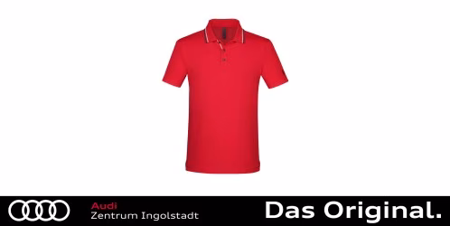 Original Audi Poloshirt, Herren, rot, L, 3132300124 Original Audi Poloshirt, Herren, rot, L, 3132300124
