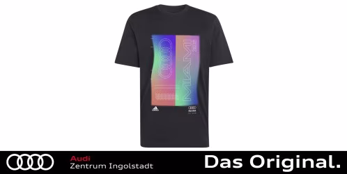 Original Audi Formula One Miami Graphic T-Shirt Men, schwarz M 3132603603 Original Audi Formula One Miami Graphic T-Shirt Men, schwarz M 3132603603