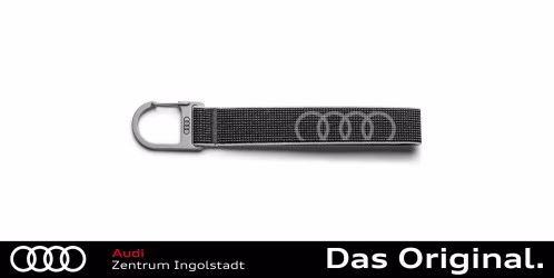 Original Audi Schlüsselanhänger Schlaufe, grau 3182400300 Original Audi Schlüsselanhänger Schlaufe, grau 3182400300