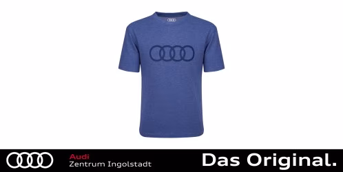 Original Audi T-Shirt Jungen, Kinder, blau 122/128 3202500205 Original Audi T-Shirt Jungen, Kinder, blau 122/128 3202500205