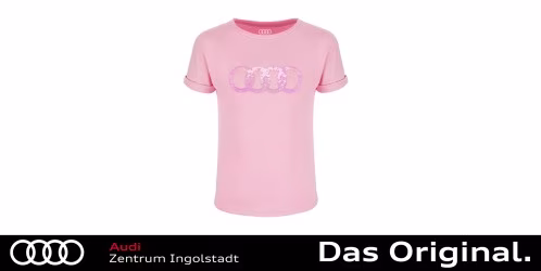 Original Audi T-Shirt Mädchen, Kinder, rosa 122/128 3202500306 Original Audi T-Shirt Mädchen, Kinder, rosa 122/128 3202500306
