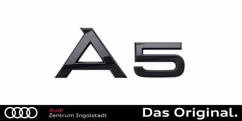 Original Audi A5 (F5) Schriftzug in Schwarz für das Heck 8W6071803 Original Audi A5 (F5) Schriftzug in Schwarz für das Heck 8W6071803
