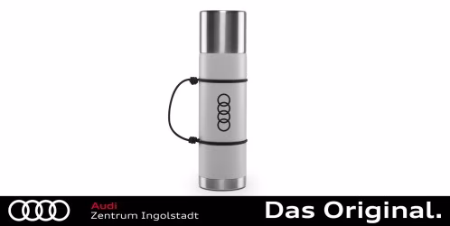 Original Audi Isolierflasche, grau 3292400800 Original Audi Isolierflasche, grau 3292400800