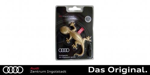 4x Original Audi Gecko Duftspender Duftgecko Duftbaum rot grau