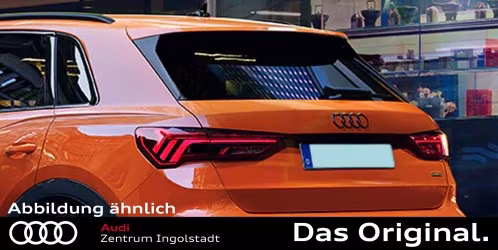 Original Audi Ringe A1 Sportback / A1 citycarver (GB) in Schwarz für das Heck 82A071802 Original Audi Ringe A1 Sportback / A1 citycarver (GB) in Schwarz für das Heck 82A071802