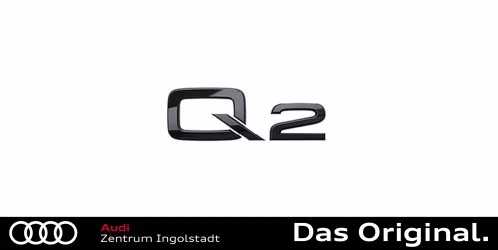 Original Audi Q2 Modellbezeichnung in Schwarz für das Heck 81A071803 Original Audi Q2 Modellbezeichnung in Schwarz für das Heck 81A071803
