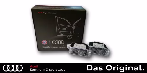 Original Audi Einstiegs-LED FC Bayern Logo und Audi Ringe 4G0052133N Original Audi Einstiegs-LED FC Bayern Logo und Audi Ringe 4G0052133N