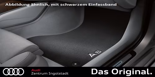 Original Audi A6 (C7) Textilfußmattensatz Premium für vorne + hinten schwarz/silbergrau 4G1061270 MNO Original Audi A6 (C7) Textilfußmattensatz Premium für vorne + hinten schwarz/silbergrau 4G1061270 MNO