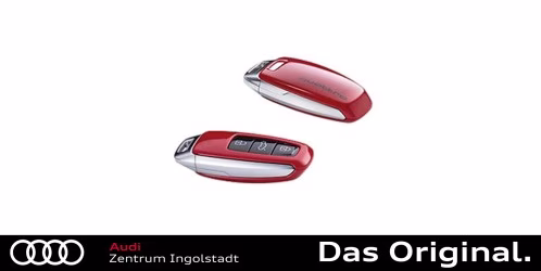 Original Audi Schlüsselblende tangorot mit quattro Schriftzug 4N0071208B Y3U Original Audi Schlüsselblende tangorot mit quattro Schriftzug 4N0071208B Y3U