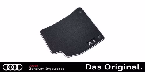 Original Audi A4 (B8) Avant/Limousine Textilfußmatten Satz Vorn schwarz/silbergrau 8K1061275 MNO Original Audi A4 (B8) Avant/Limousine Textilfußmatten Satz Vorn schwarz/silbergrau 8K1061275 MNO