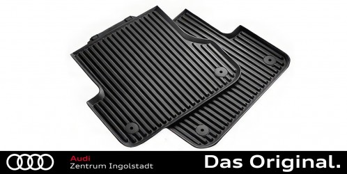 Audi 80A087009 Duftspender Singleframe schwarz, orientalisch, nachfüllbar &  80A096325 Reinigungstuch für Touchdisplays, Silber, 30x30cm