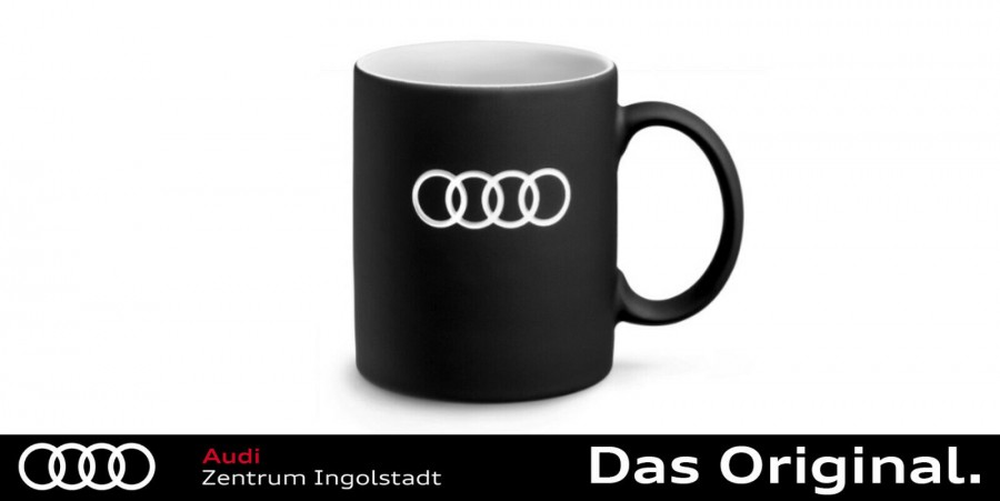 Original Audi Sport Boisson Tasse Carbonoptik Tasse Porcelaine 400ml Noir  3291800800