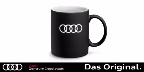 Original Audi Tasse, schwarz 3291900500 Original Audi Tasse, schwarz 3291900500