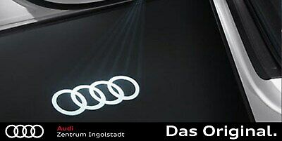 4x Original Audi Sport LED Einstiegsbeleuchtung Tür Logo Projektor VIELE  AUDI