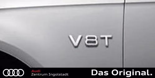 Original Audi V8T Schriftzug Chrom 4H0853601 2ZZ Original Audi V8T Schriftzug Chrom 4H0853601 2ZZ