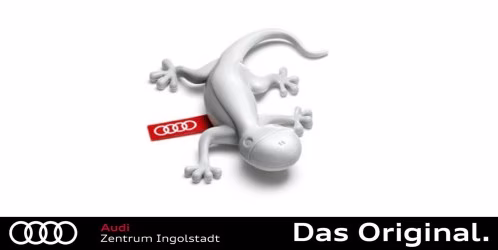 Audi Duftgecko/Lufterfrischer hellgrau 000087009A Audi Duftgecko/Lufterfrischer hellgrau 000087009A