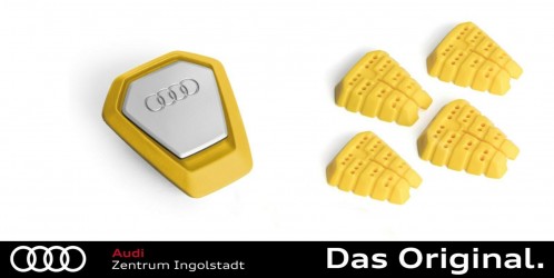 Audi Duftgecko/Lufterfrischer hellgrau 000087009A