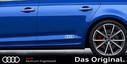 Original Audi Zubehör, Dekorfolie Audi-Ringe in Florettsilber, 8W0064317D Original Audi Zubehör, Dekorfolie Audi-Ringe in Florettsilber, 8W0064317D
