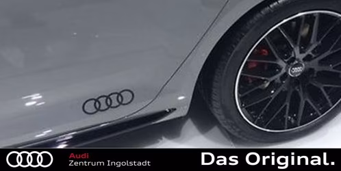 Original Audi Zubehör, Dekorfolie Audi-Ringe in Brillantschwarz, 8W0064317E Original Audi Zubehör, Dekorfolie Audi-Ringe in Brillantschwarz, 8W0064317E