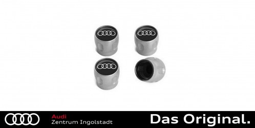 original Radschraubenkappen Set grau metallic 4F0601173 Audi A1 A3 A4 A5 A6