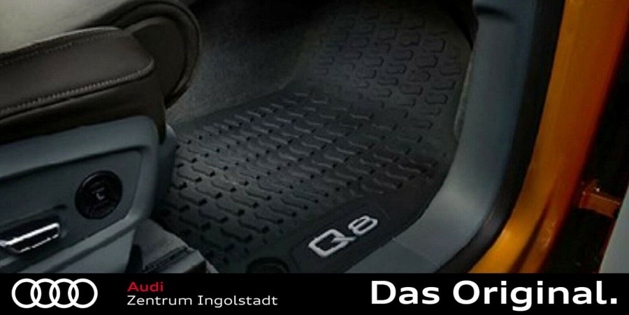 Original Audi Q8 (4M) Gummifußmatten 041 Satz | Shop Zentrum - Ingolstadt 4M8061501 Vorne Audi