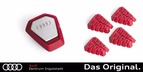 Audi Duftspender/Lufterfrischer + Nachfüllpack Set, Singleframe, rot, mediterran Audi Duftspender/Lufterfrischer + Nachfüllpack Set, Singleframe, rot, mediterran