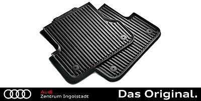 Original Audi Q4 e-tron Allwettermatten 2x Gummimatten hinten Premium Gummi  Fußmatten 89A061511041