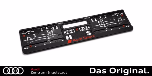 Kennzeichenhalter/Nummernschildhalter "Audi Sport" im Satz, 3291900100 Kennzeichenhalter/Nummernschildhalter "Audi Sport" im Satz, 3291900100