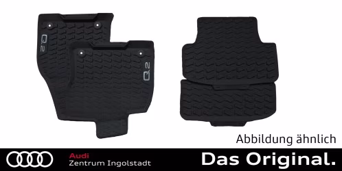 Original Audi Q2 (GA) Gummifußmatten-Set vorne + hinten 81B061501 041 + 81A061511 041 Original Audi Q2 (GA) Gummifußmatten-Set vorne + hinten 81B061501 041 + 81A061511 041