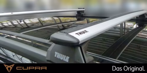 Grundträger für CUPRA Ateca 5-T SUV mit erhöhter Reling Grundträger für CUPRA Ateca 5-T SUV mit erhöhter Reling